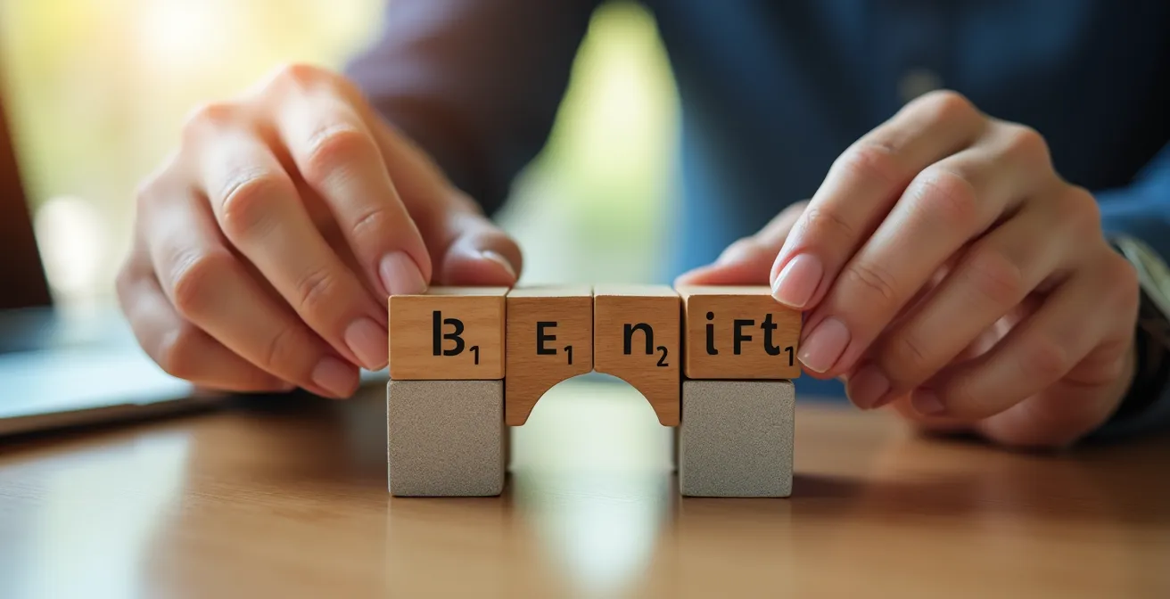 Visualisierung der Verbindung zwischen Soft Benefits und harten KPIs