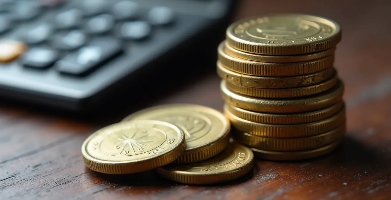 Symbolische Darstellung der Steuerauswirkungen bei Auflösung stiller Reserven